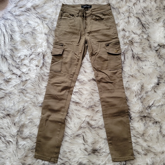 Ashley Mason Skinny Cargo Pants 1/25 - Picture 2 of 7